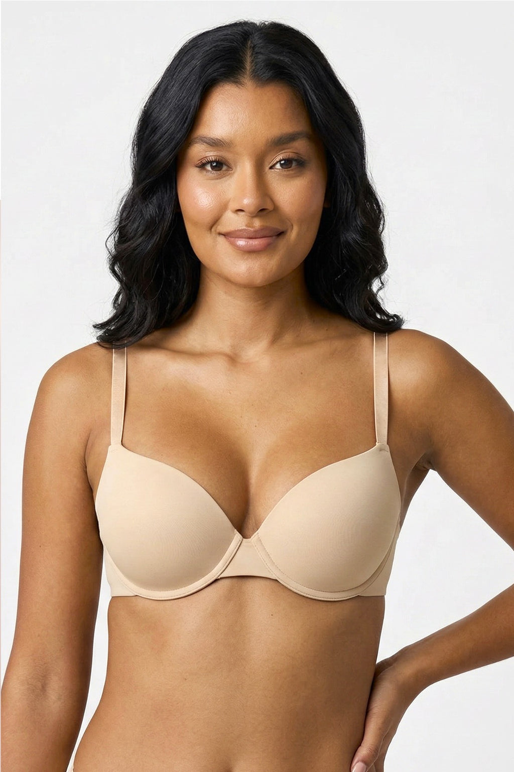 Effortless T-shirt bra for a smooth back - Nude