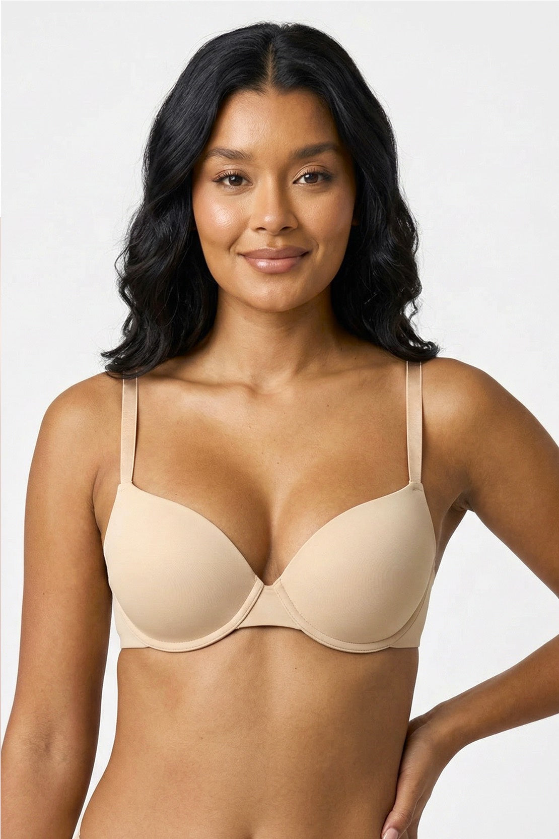 Effortless T-shirt bra for a smooth back - Nude
