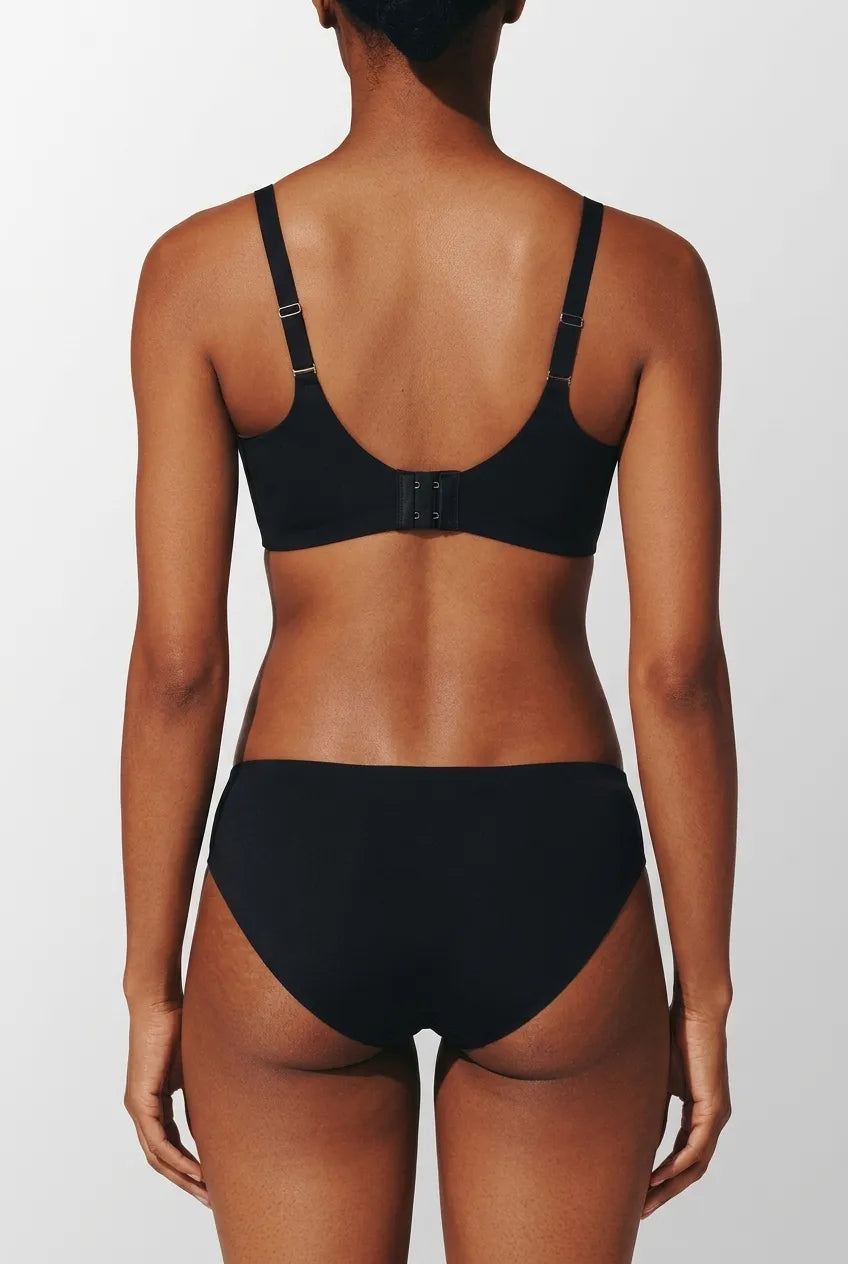 Effortless T-shirt bra for a smooth back - Black