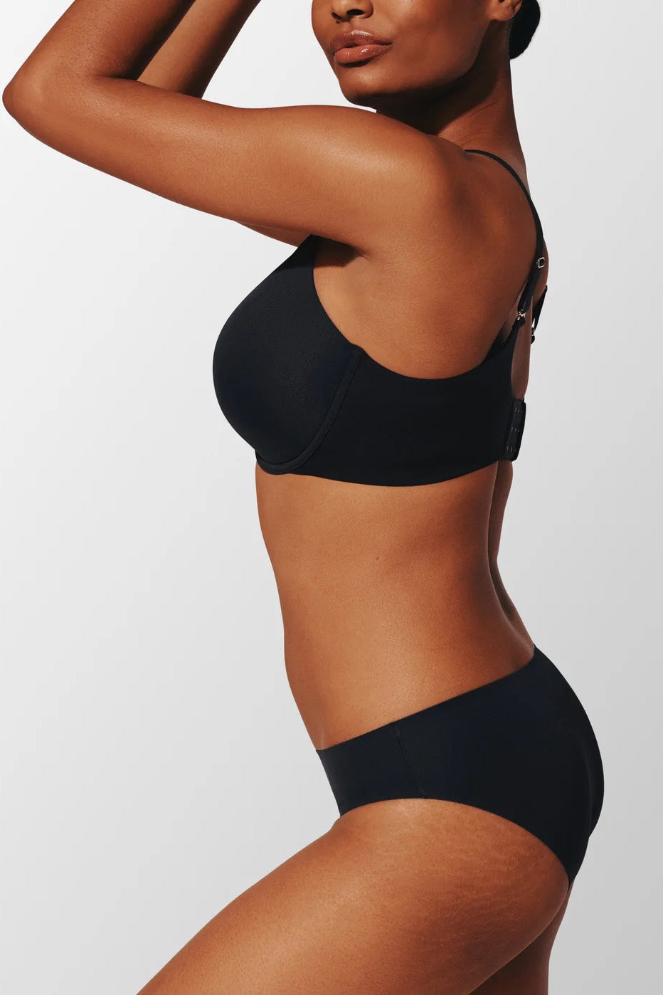 Effortless T-shirt bra for a smooth back - Black